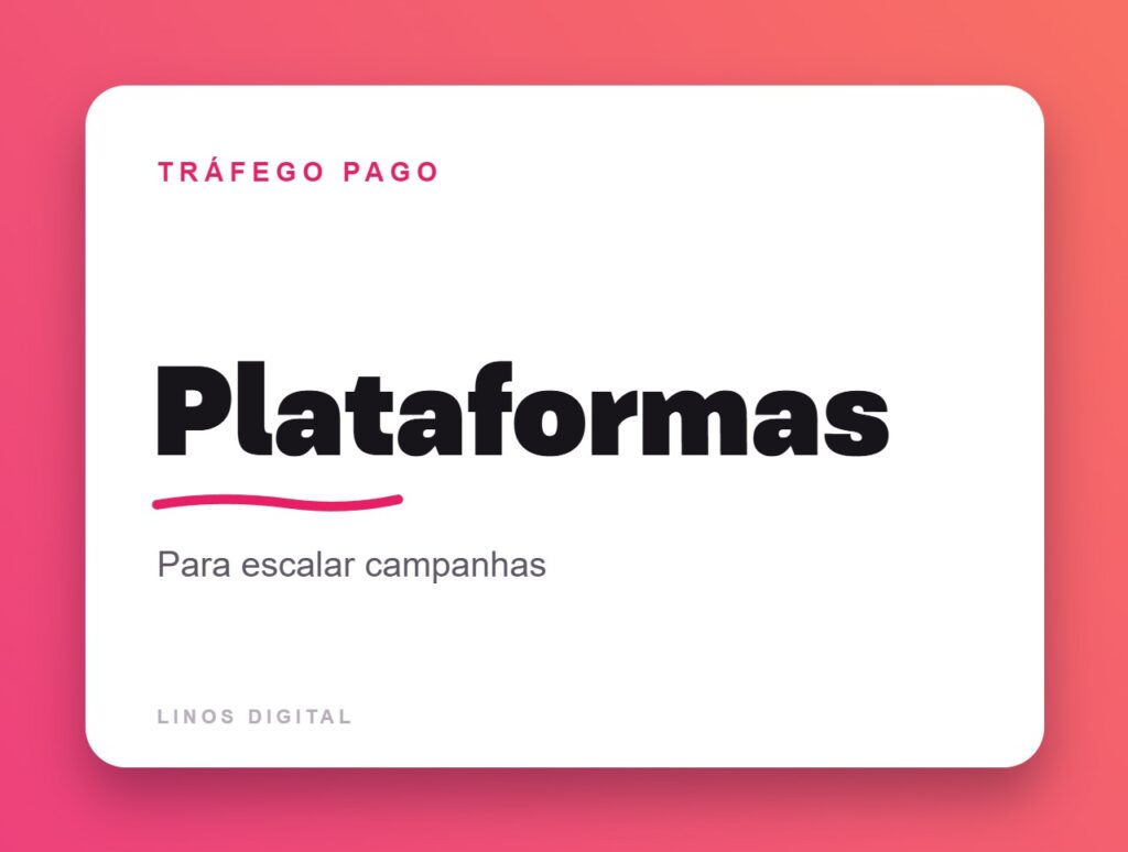Capa do artigo: Melhores plataformas de tráfego pago para escalar suas campanhas